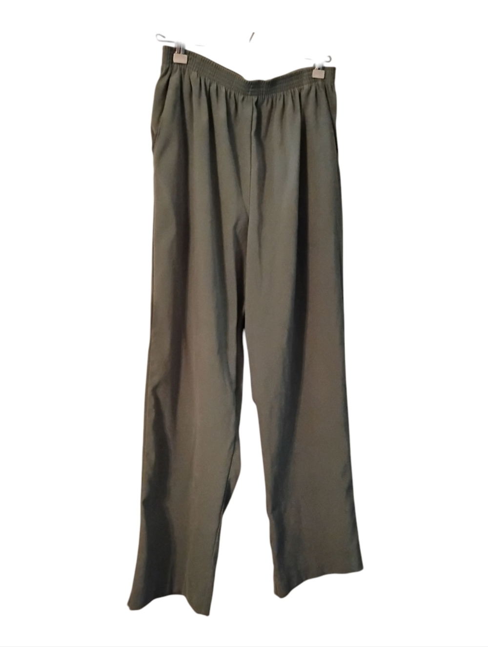 Alfred Dunner Pants, Set of 2, Beige & Green, Size 10, Polyester, Pre-owned - Picture 7 of 11